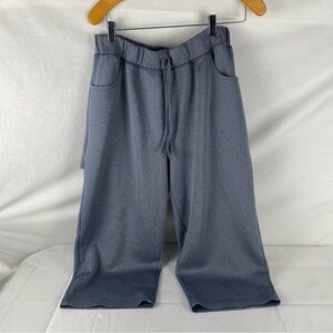 Silverts Adaptive Recovery Pants L/G Gray Snap Panel Caregiver Post Surgery